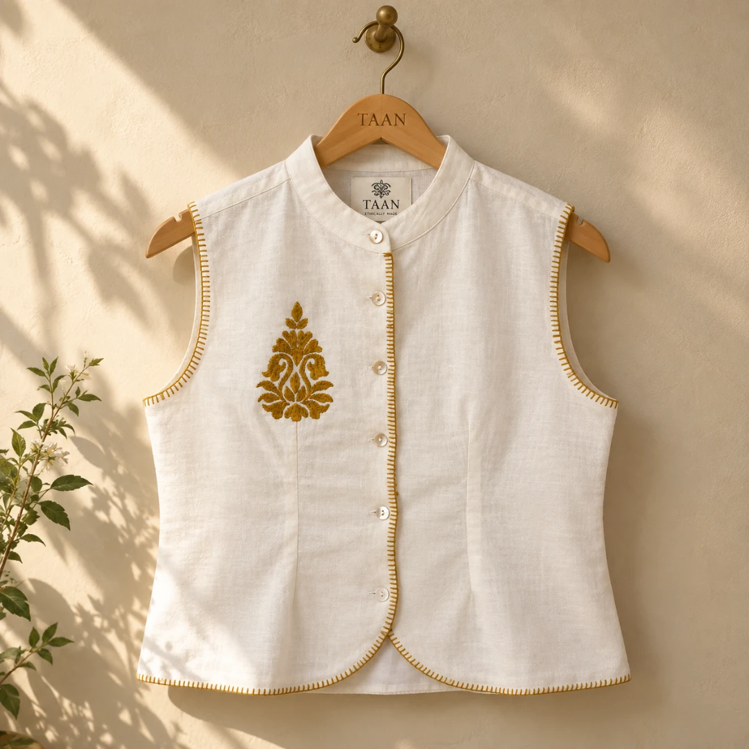 White Cotton Koti