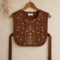 Brown Nakshi Crop Top
