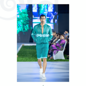 Summer jacket with shorts