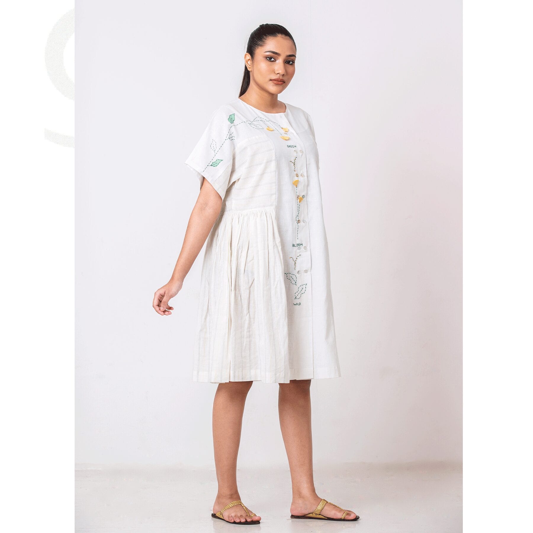 13aA-Taan-Bangladesh-(Fahim-Fayshal-+-Tanha-Yesmin)-Sistainable-Fashion-brand,-Clothing-brand,-taanbd Button-Front Floral Embroidered Midi Dress taan bd tanha yesmin tanha sheikh